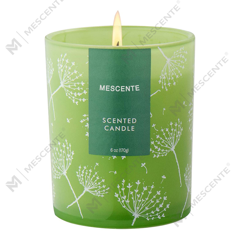 M&S Aroma Kustom Berbentuk Logo Cetak Sampel Aromaterapi Lilin Beraroma Nikmat, Lilin Beraroma dengan Bunga Kering