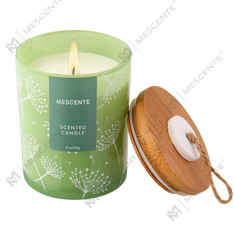 M&S Aroma Kustom Berbentuk Logo Cetak Sampel Aromaterapi Lilin Beraroma Nikmat, Lilin Beraroma dengan Bunga Kering