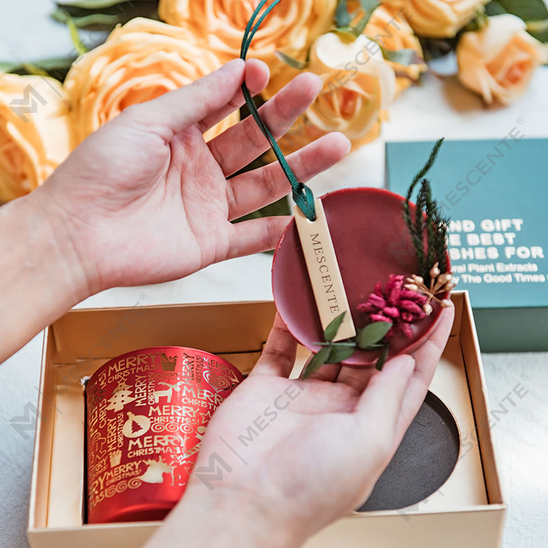 M&Scent Hadiah Lilin Beraroma Cangkir Langit Berbintang Tanpa Asap Natal Aroma Liburan dengan Tangan
