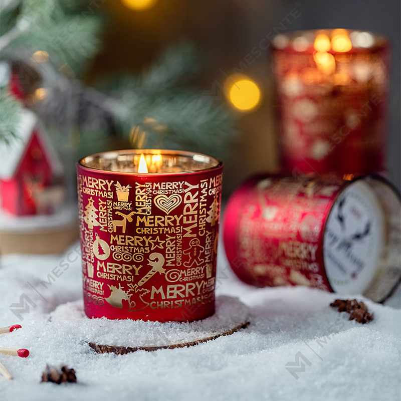 M&Scent Hadiah Lilin Beraroma Cangkir Langit Berbintang Tanpa Asap Natal Aroma Liburan dengan Tangan