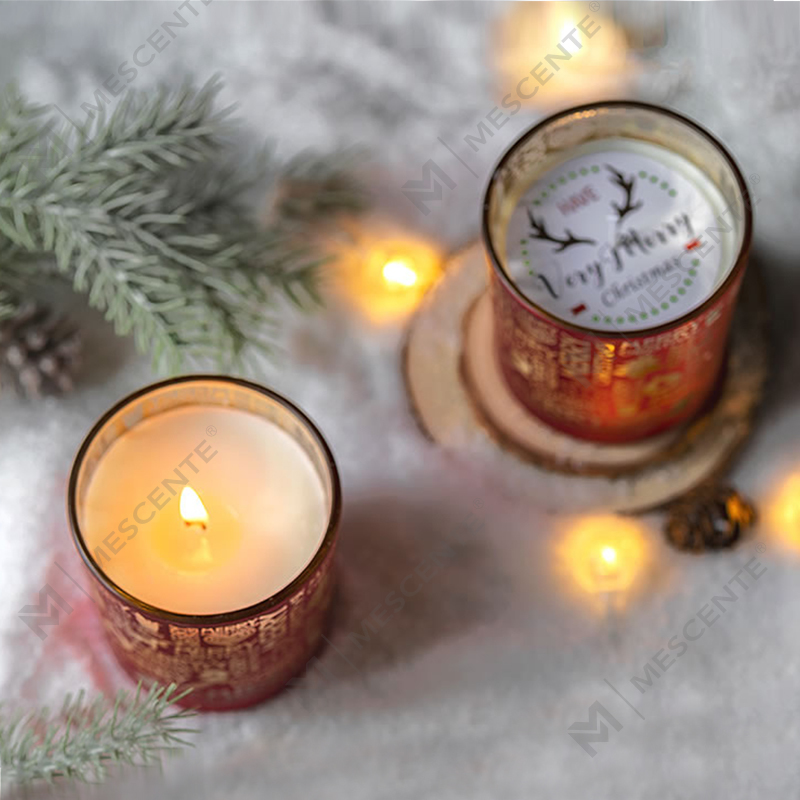 M&Scent Hadiah Lilin Beraroma Cangkir Langit Berbintang Tanpa Asap Natal Aroma Liburan dengan Tangan
