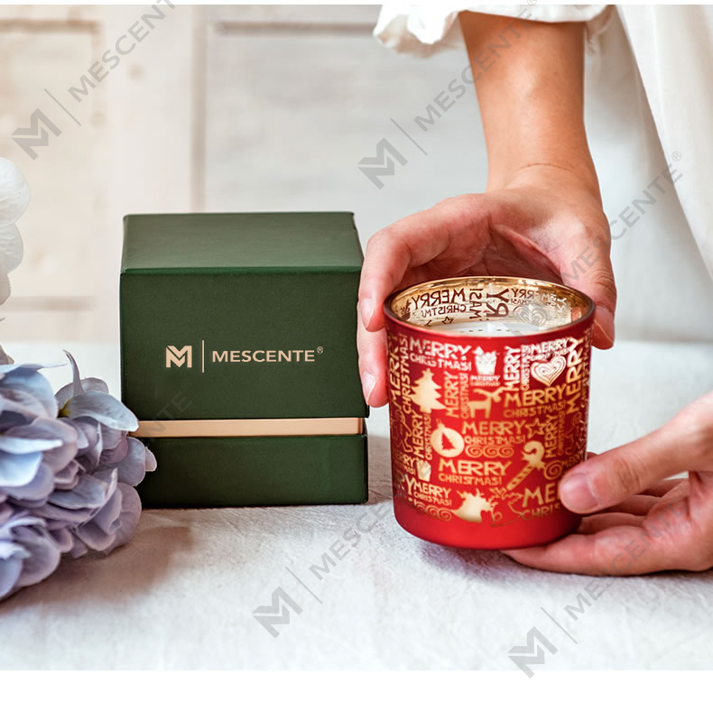 M&Scent Hadiah Lilin Beraroma Piala Langit Berbintang Tanpa Asap Natal Aroma Liburan dengan Tangan