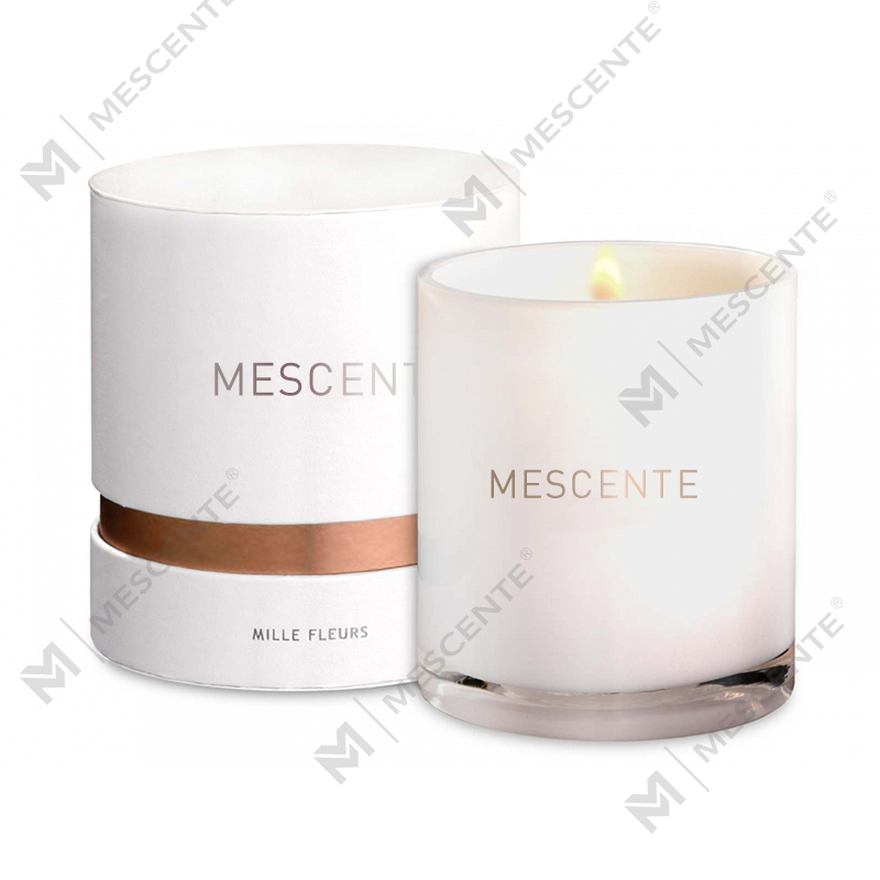 M&S cent Lilin Beraroma Sumbu Kaca Matte Mewah Kustom 100 Jam, Lilin Label Pribadi Beraroma