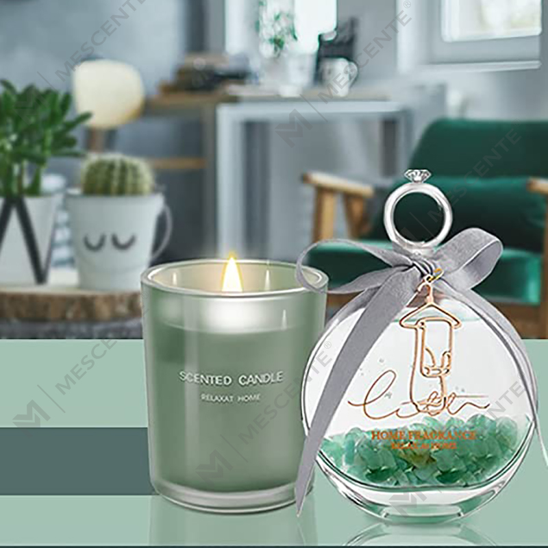M&S cent Lemon Basil Penyebar Buluh Minyak Beraroma dan Set Kado Lilin Beraroma dengan Tongkat untuk Rumah