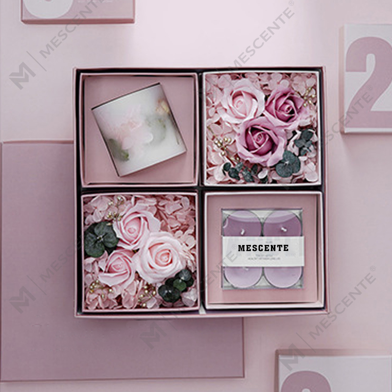 M&Scent Grosir Set Kado Lilin Tealight Lilin Kedelai Alami Mewah