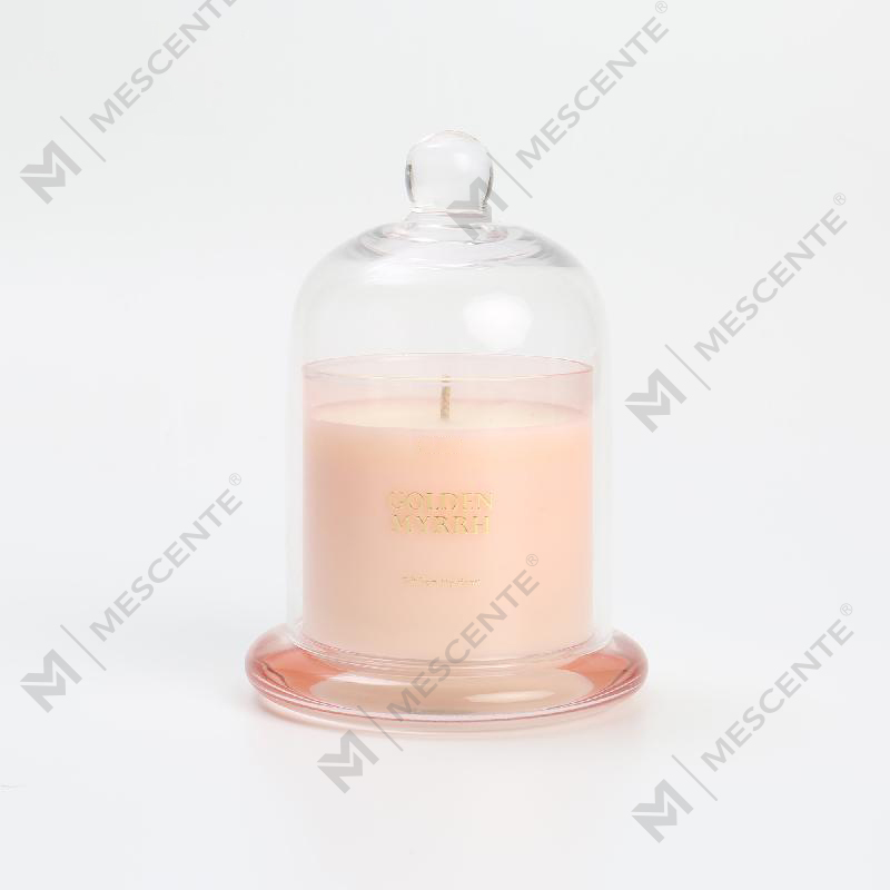 M&Scent Logo Kustom Kotak Mewah Lilin 100% Hadiah Lilin Rumah Mini Alami