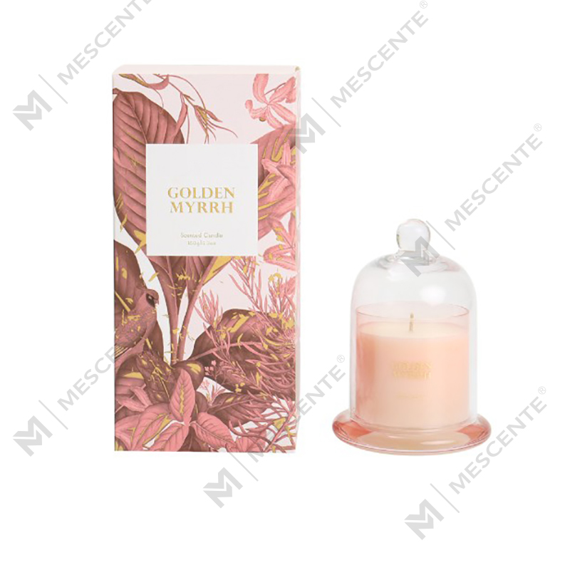M&Scent Logo Kustom Kotak Mewah Lilin 100% Hadiah Lilin Rumah Mini Alami