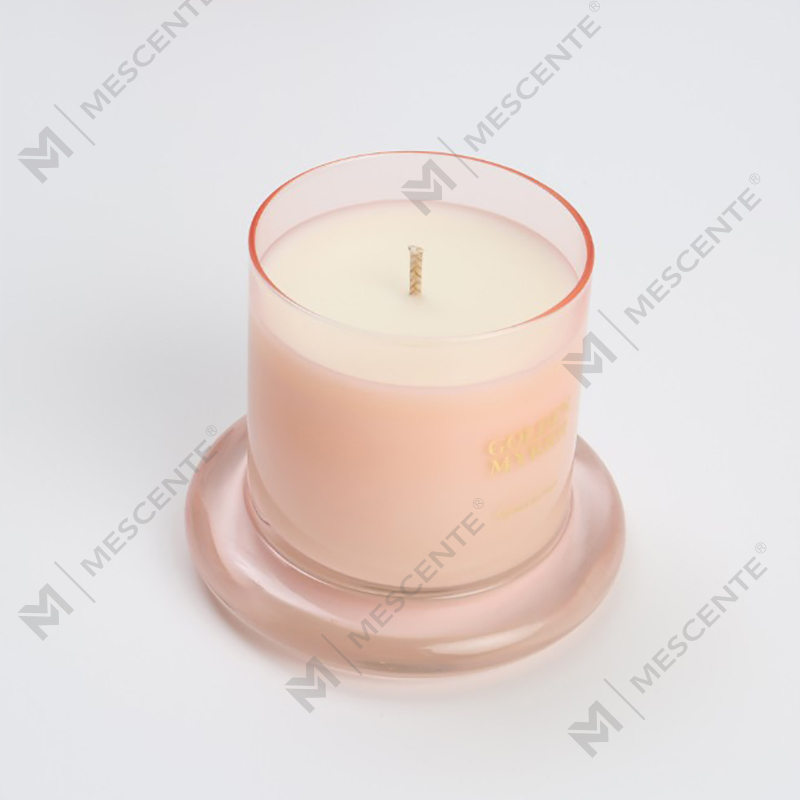 M&Scent Logo Kustom Kotak Mewah Lilin 100% Hadiah Lilin Rumah Mini Alami