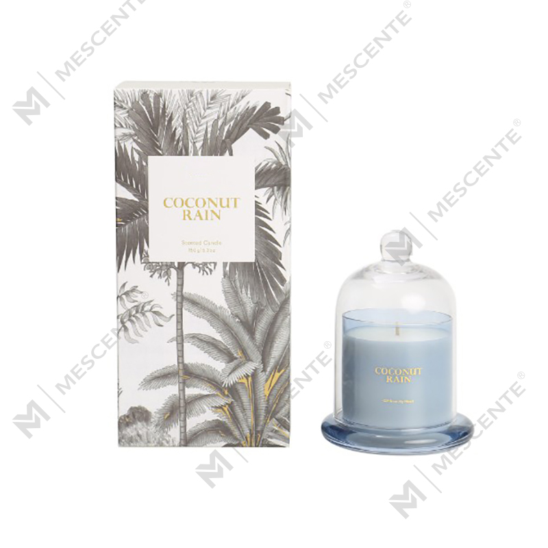 M&Scent Logo Kustom Kotak Mewah Lilin 100% Hadiah Lilin Rumah Mini Alami