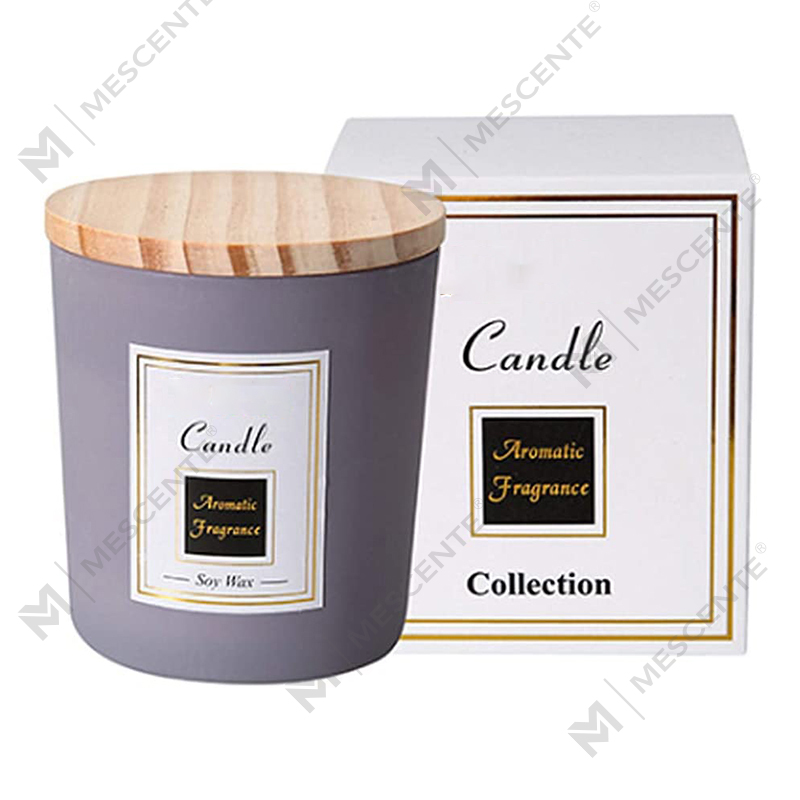 Lilin kedelai cetak buatan tangan M&Scent, lilin pengusir nyamuk kayu cendana
