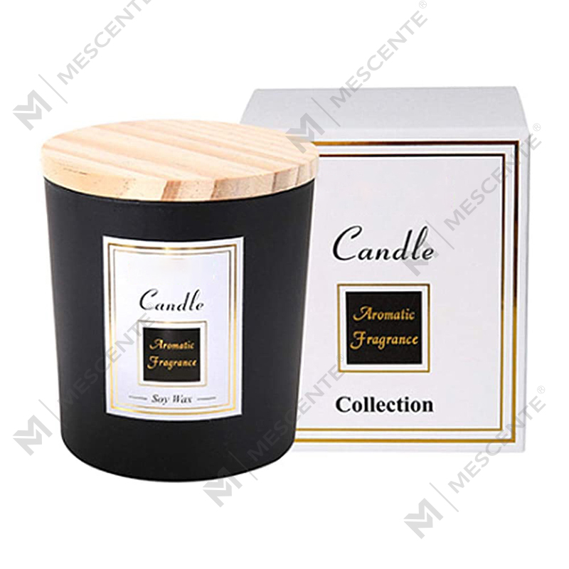 Lilin kedelai cetak buatan tangan M&Scent, lilin pengusir nyamuk kayu cendana