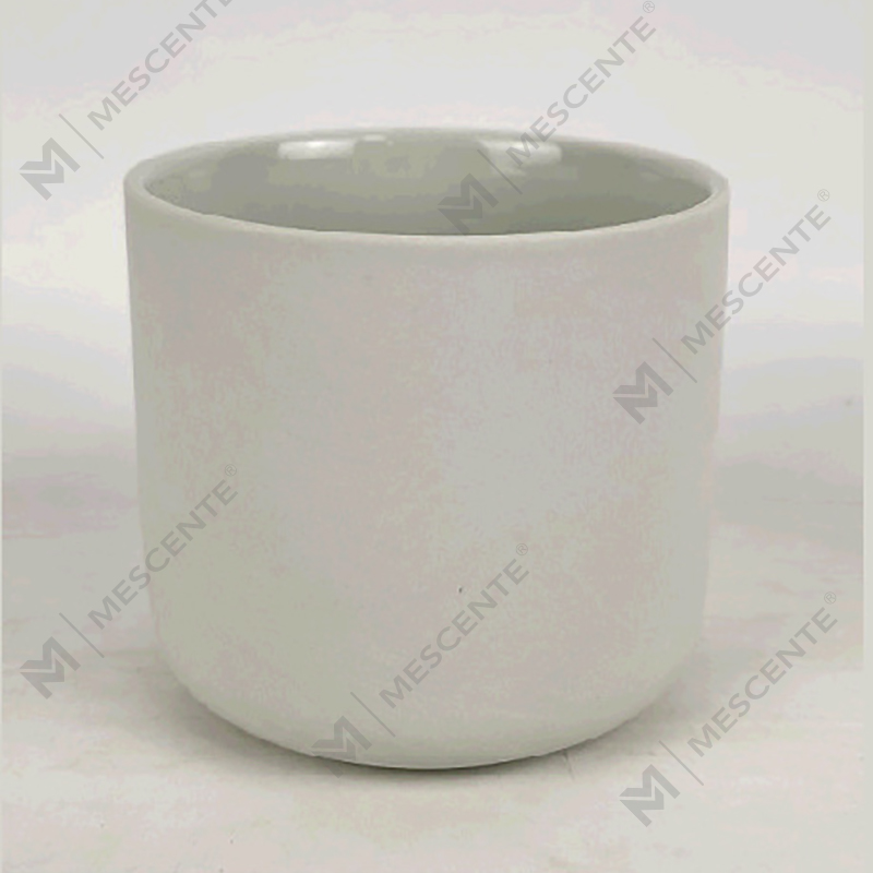 M&Scent Grosir Toples Lilin Natal Buram Putih Perak 3 Sumbu Besar Modern Kustom Dengan Tutup Bambu