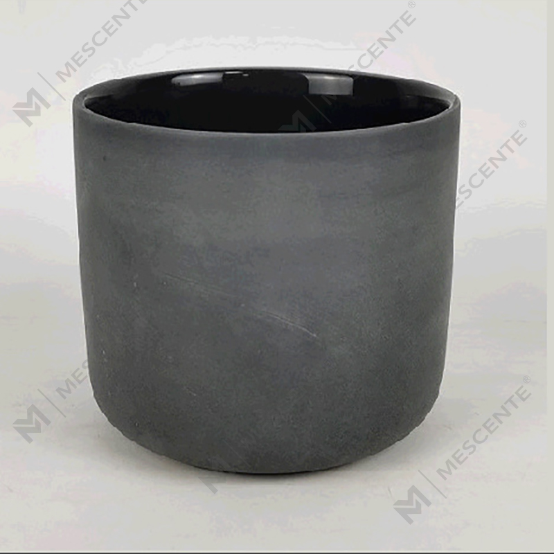 M&Scent Grosir Toples Lilin Natal Buram Putih Perak 3 Sumbu Besar Modern Kustom Dengan Tutup Bambu