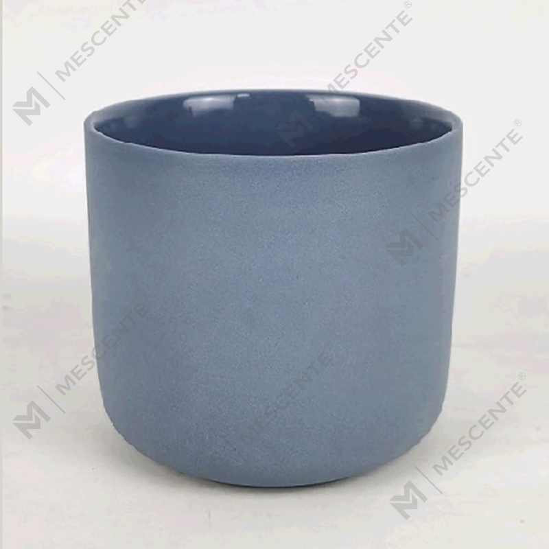 M&Scent Grosir Toples Lilin Natal Buram Putih Perak 3 Sumbu Besar Modern Kustom Dengan Tutup Bambu