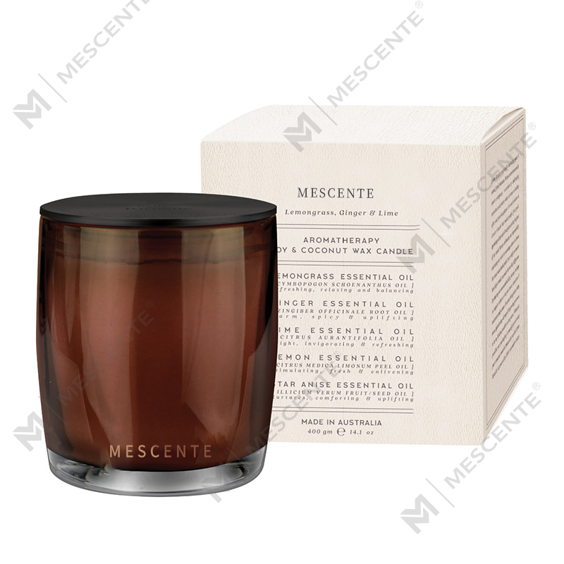 Lilin Beraroma Vanilla Starry Label Pribadi Mewah Dengan Film Kayu