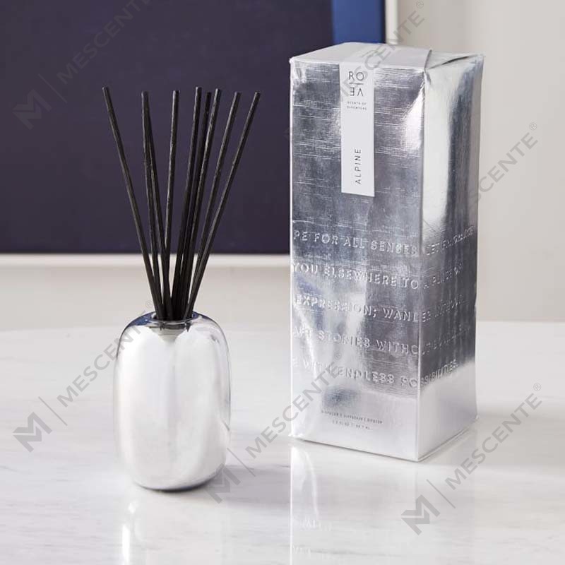 Lilin Aroma Perak Alpine Label Pribadi Kustom Mewah Grosir