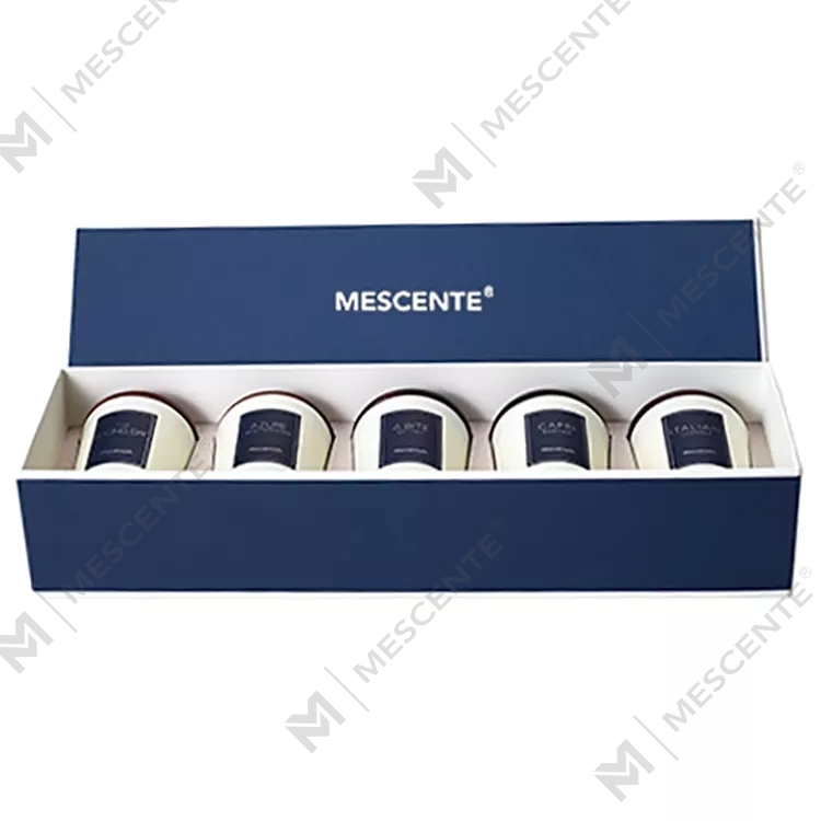 M&scent grosir label pribadi lilin beraroma minyak wangi mewah dengan penutup, lilin aromaterapi