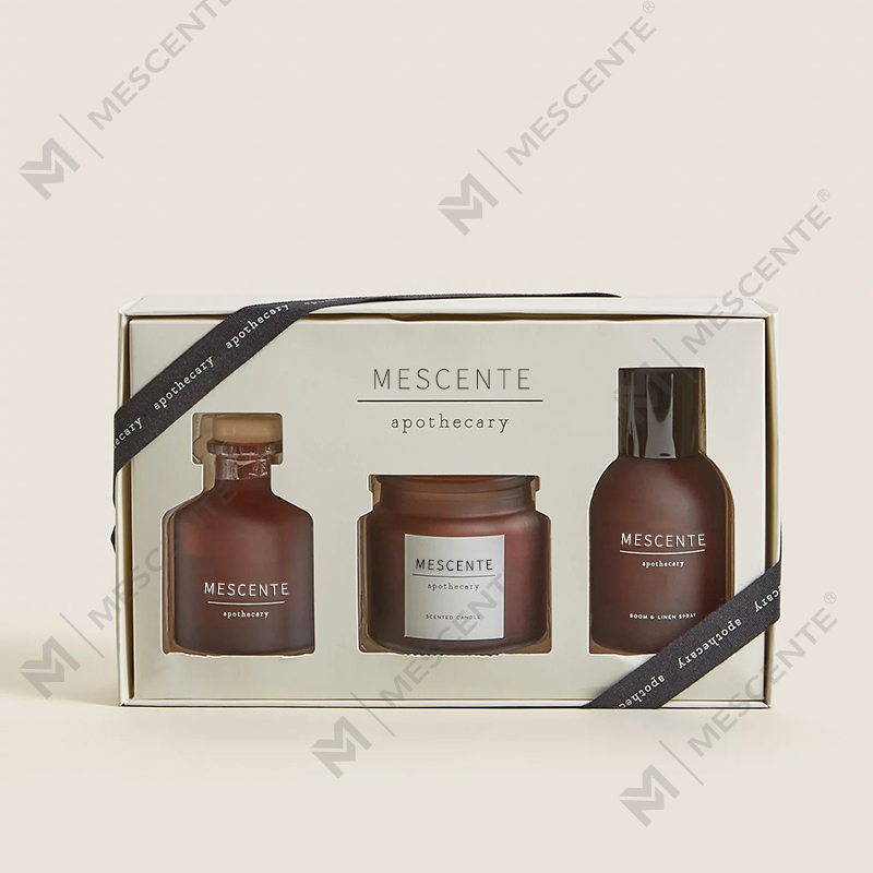 label pribadi mewah mewah tempat lilin kaca bening lilin lilin kedelai beraroma dengan penutup
