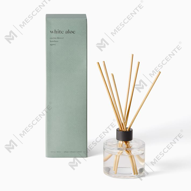 M&Scent diffuser buluh bunga label pribadi mewah khusus dengan kotak