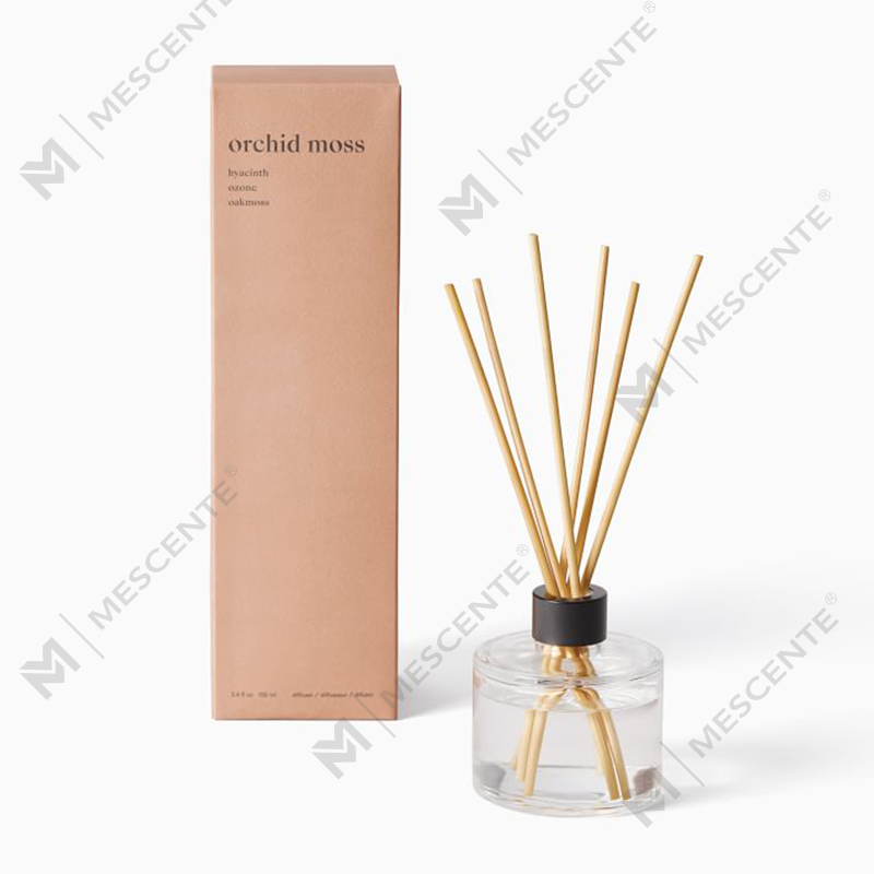 M&Scent diffuser buluh bunga label pribadi mewah khusus dengan kotak