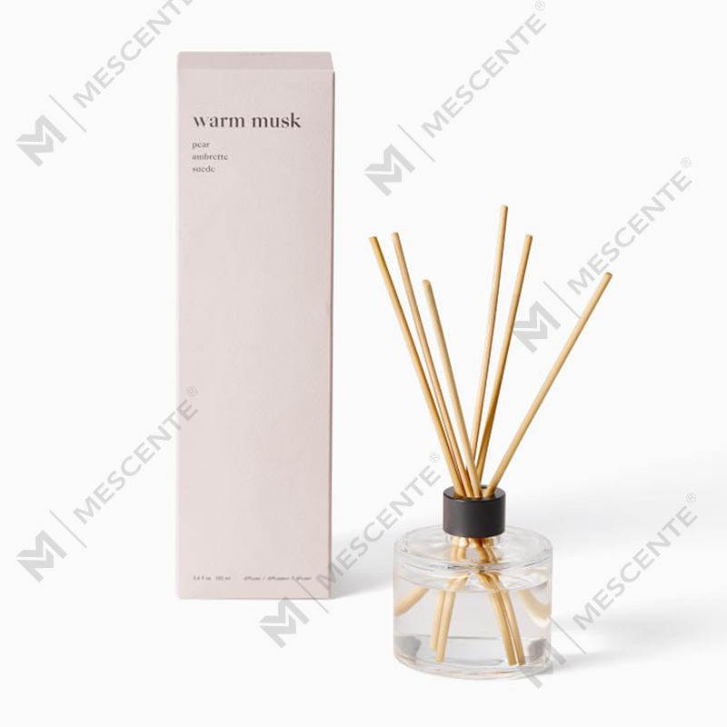 M&Scent diffuser buluh bunga label pribadi mewah khusus dengan kotak