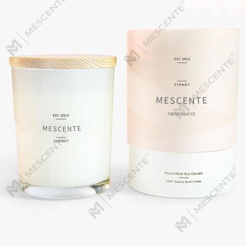 kustomisasi label pribadi lilin kedelai beraroma romantis