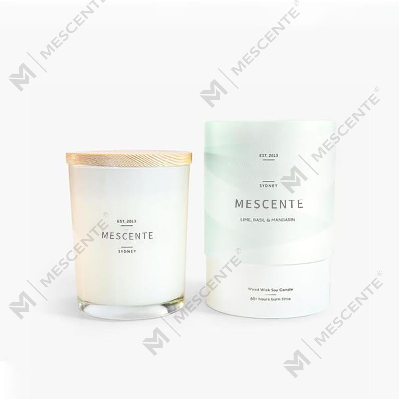 kustomisasi label pribadi lilin kedelai beraroma romantis