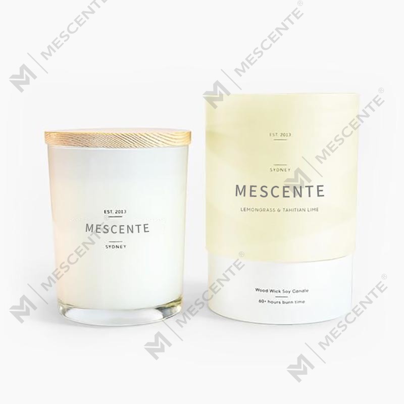 kustomisasi label pribadi lilin kedelai beraroma romantis