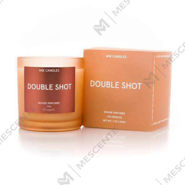 M&Scent Grosir Mewah Kustom Label Pribadi Dekorasi Lilin Lilin Kedelai Beraroma Kristal Kaca Hitam