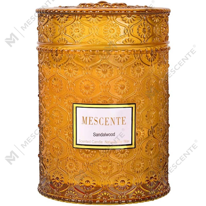 M&S cent Lilin Spa Aroma Bunga Kering Lilin Kedelai Eucalyptus Spearmint Buatan Sendiri