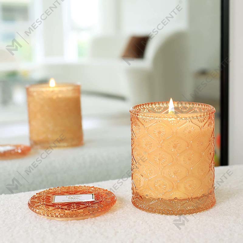 M&S cent Lilin Spa Aroma Bunga Kering Lilin Kedelai Eucalyptus Spearmint Buatan Sendiri