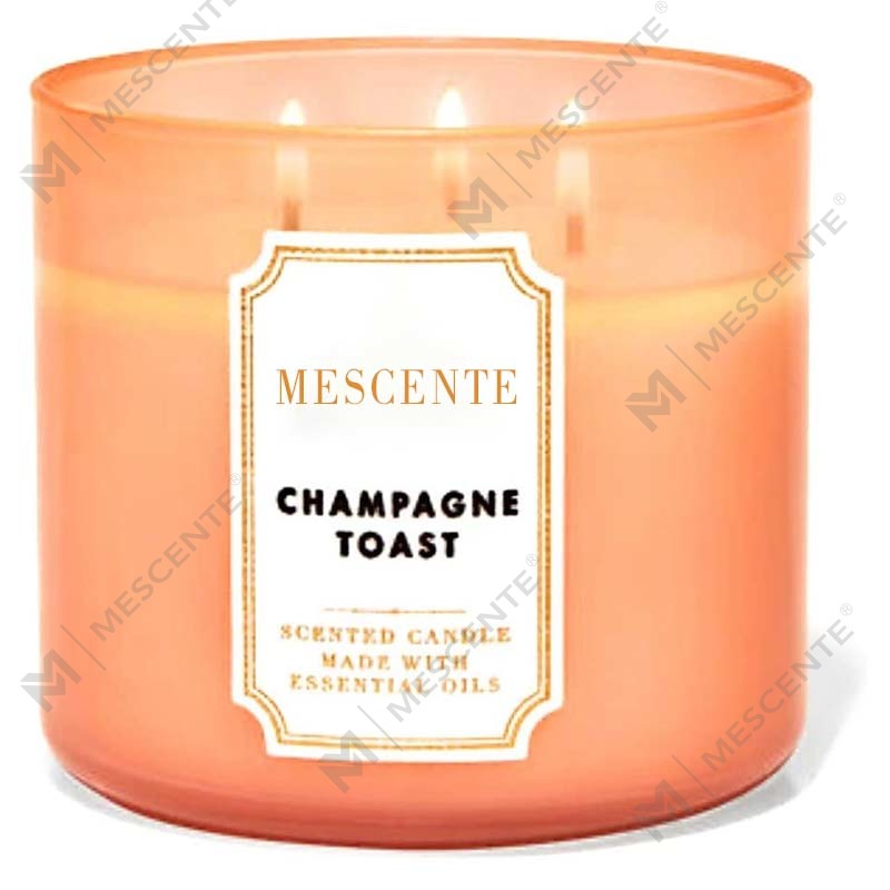M & Aroma Lilin Kedelai Beraroma Melati Alami 3 Sumbu Buatan Tangan, Label Pribadi Lilin Kristal Aromaterapi