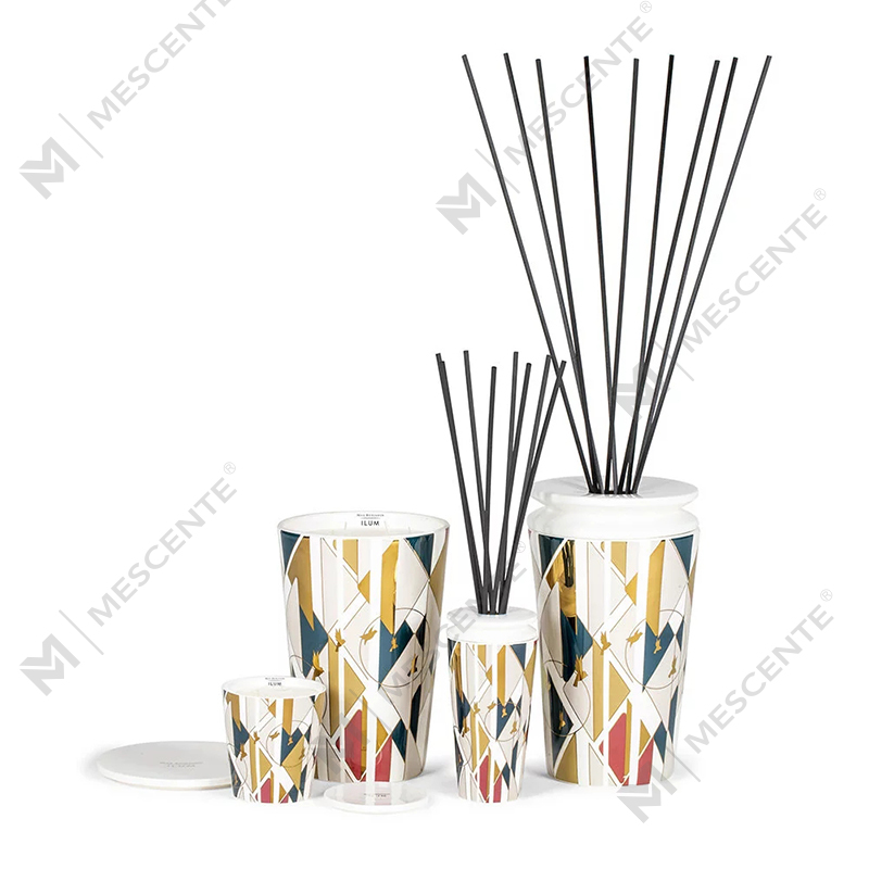 M&scent Grosir Kustom Mewah Label Pribadi Set Hadiah Lilin Lilin Kedelai Beraroma