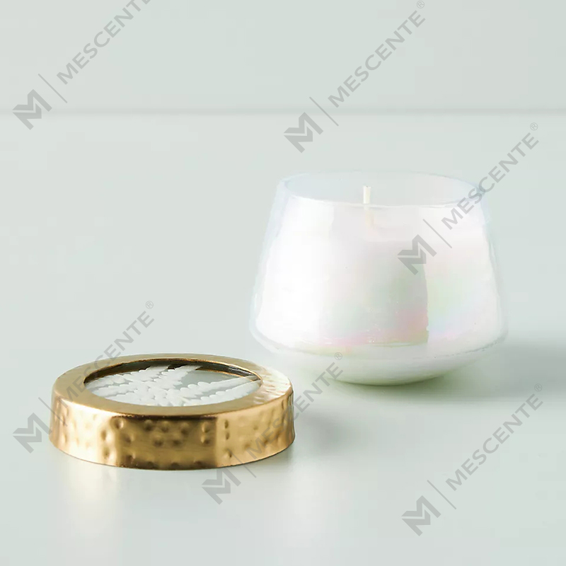 Grosir Disesuaikan Label Pribadi Dekorasi Rumah Kaca Bening Lilin Beraroma Kuat