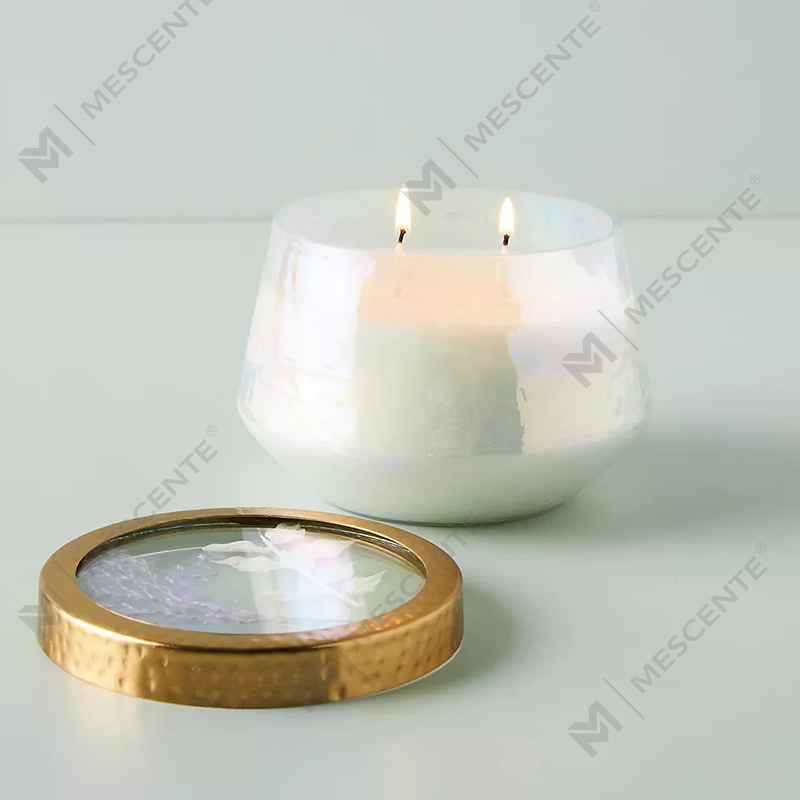 Grosir Disesuaikan Label Pribadi Dekorasi Rumah Kaca Bening Lilin Beraroma Kuat