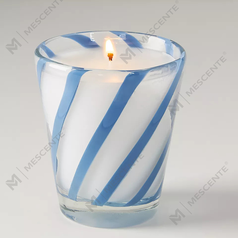 M&Scent Lilin Kedelai Putih Mewah Logo Pribadi Lilin Beraroma Pernikahan
