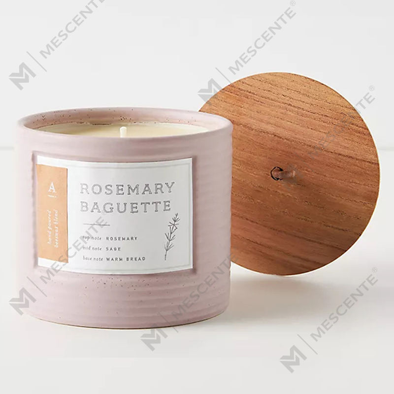 M&Scent Private Label Stoples Keramik Berwarna Lilin Kedelai Beraroma Lilin Cantik