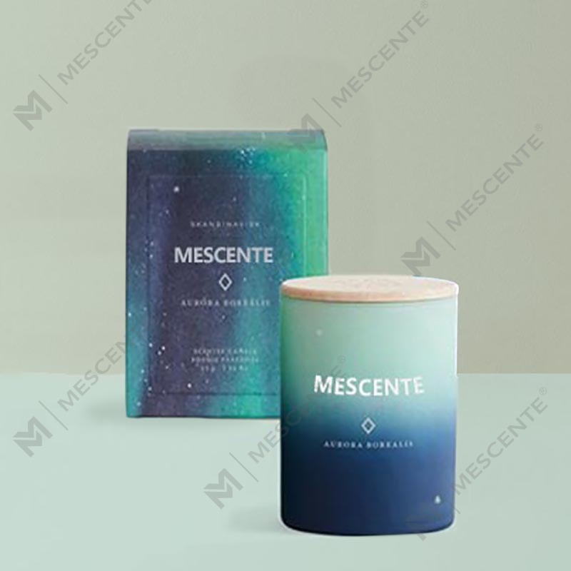 M&Scent Lilin Beraroma Dekorasi Rumah Label Pribadi yang Disesuaikan Dalam Toples Kaca