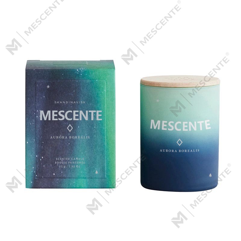 M&Scent Lilin Beraroma Dekorasi Rumah Label Pribadi yang Disesuaikan Dalam Toples Kaca