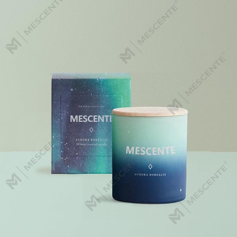 M&Scent Lilin Beraroma Dekorasi Rumah Label Pribadi yang Disesuaikan Dalam Toples Kaca