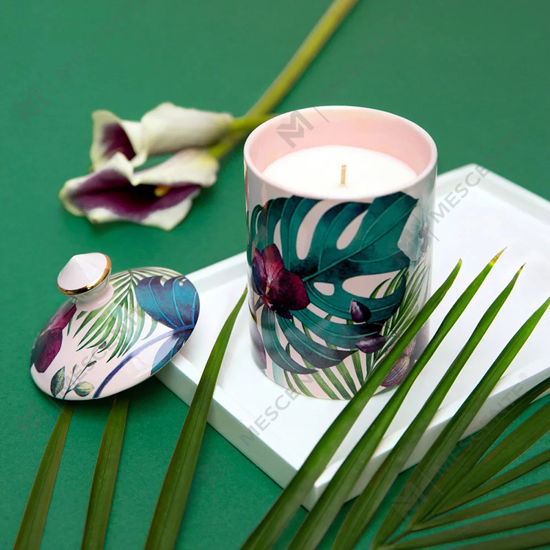 Lilin Tumbler Urban Botanics Warna Desain Khusus M&Scent dengan Kotak Lipat
