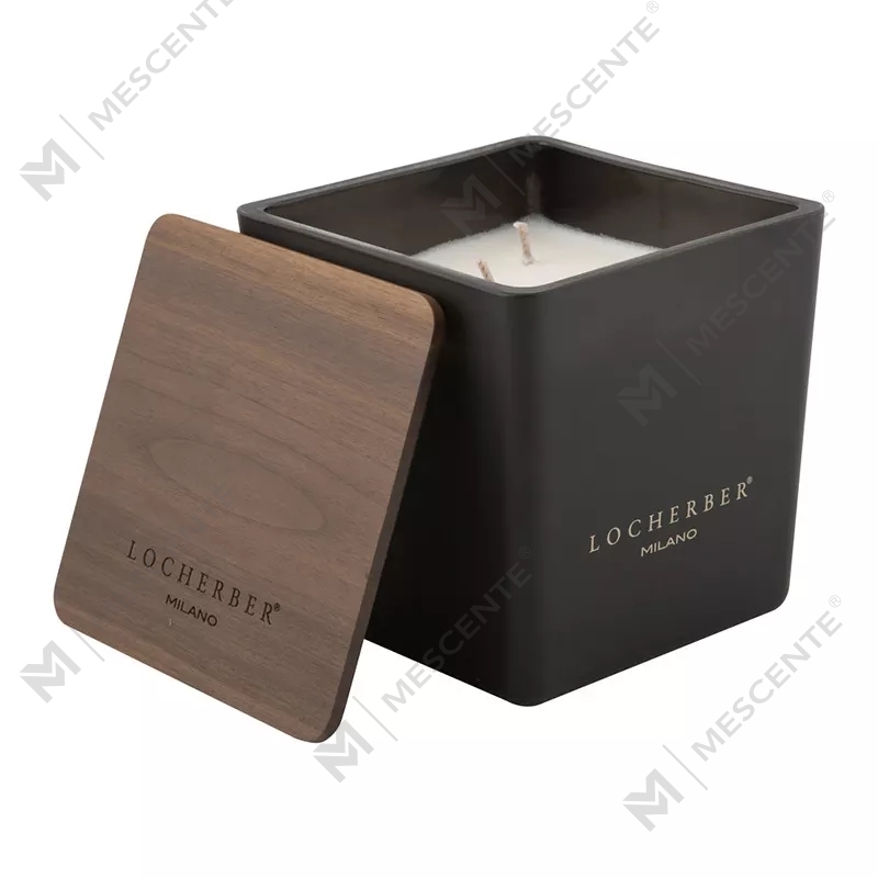 M&scent 2025 Lilin Beraroma Kaca Ramah Lingkungan Besar Dengan Tutup Kayu Briccole