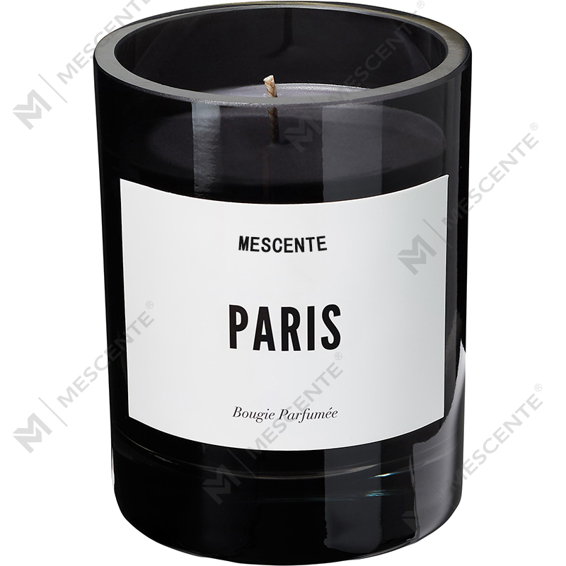 M&Scent Grosir Mewah Label Pribadi Lilin Beraroma Logo Pribadi Hitam