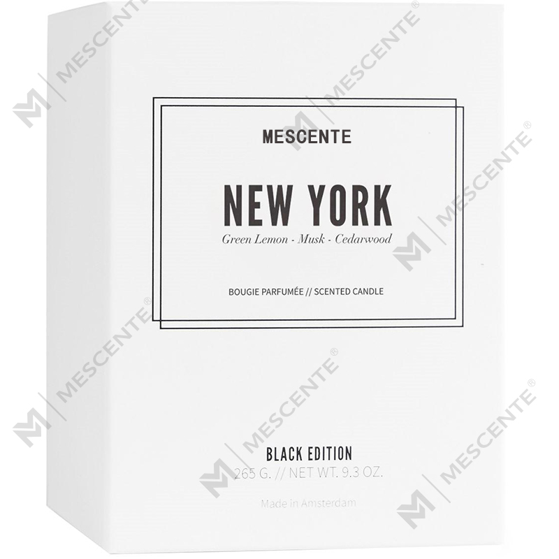 M&Scent Grosir Mewah Label Pribadi Lilin Beraroma Logo Pribadi Hitam