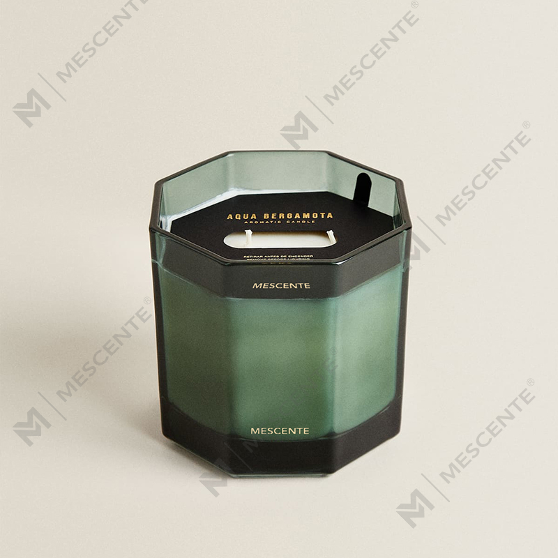 M&Scent Pabrik Kustom Label Pribadi Toples Kaca Lilin Beraroma Lilin Kedelai Alami