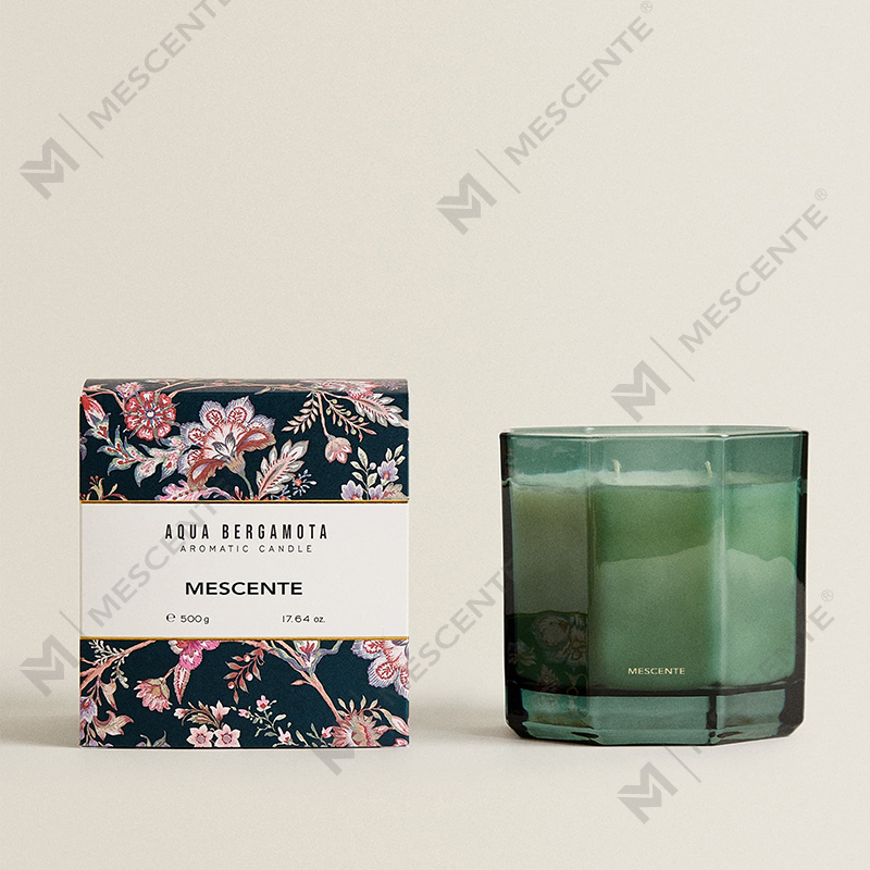 M&Scent Pabrik Kustom Label Pribadi Toples Kaca Lilin Beraroma Lilin Kedelai Alami