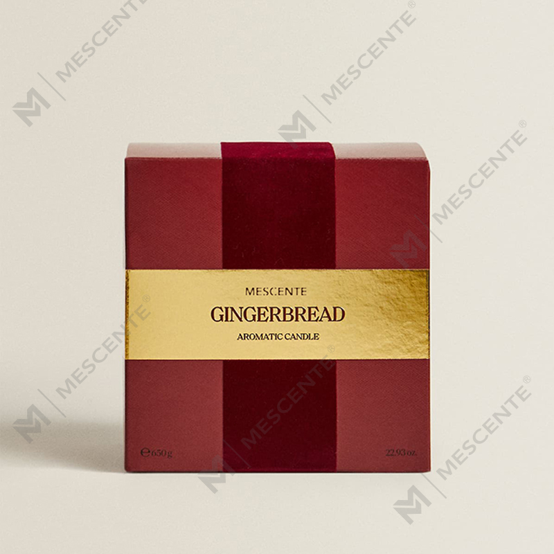 M&Scent Lilin 3 Sumbu Mewah Kustom Label Pribadi yang Dipersonalisasi Lilin Beraroma Kaca Matte Hitam
