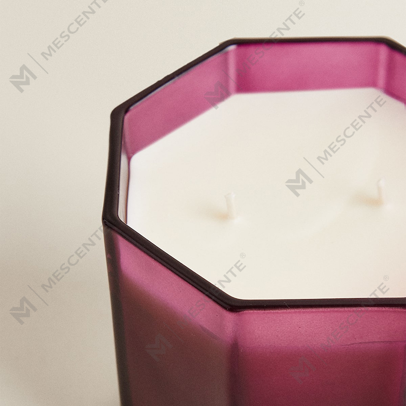 M&Scent Lilin Beraroma Natal Mewah Lilin Aroma Terapi Kedelai dalam Kotak Hadiah Toples Kaca Hitam