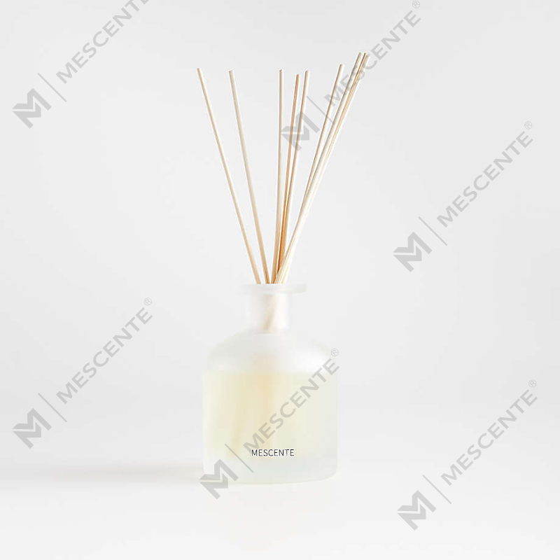 M&Scent label pribadi mewah set hadiah diffuser buluh aroma warna ungu dengan kotak