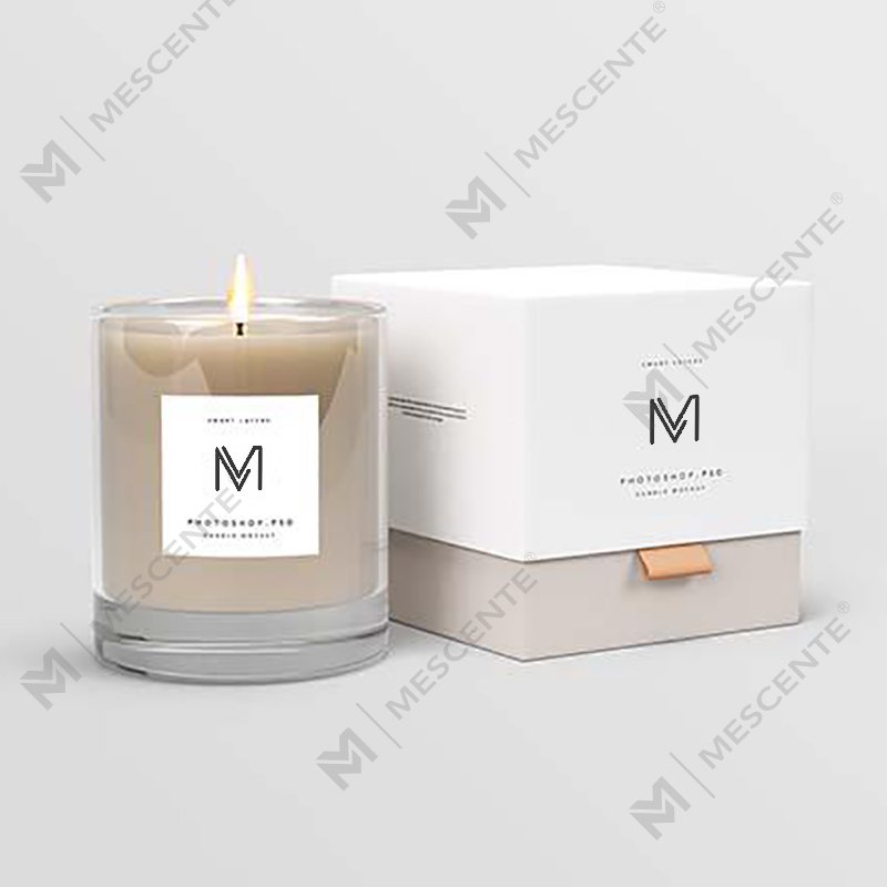 Pabrik grosir M&Scent langsung mewah label pribadi lilin beraroma lilin kedelai dengan kotak dalam jumlah besar